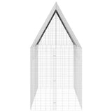 Rabbit Cage Silver 400 x 100 x 210 cm Galvanised Steel - Extra Image