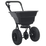 Spreader Black 53 x 81.5 x 78 cm PVC and Steel - Top-Down View