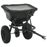 Spreader Black 53 x 108 x 74 cm PVC and Steel - Close-Up Angle