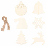 Christmas Tree with 30 LEDs Natural 90 cm Solid Ash wood - Extra Image