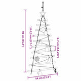 Christmas Tree with 30 LEDs Natural 90 cm Solid Ash wood