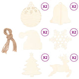 Christmas Tree with 130 LEDs Natural 210 cm Solid Ash wood - Extra Image