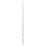 Christmas Tree with 130 LEDs Natural 210 cm Solid Ash wood