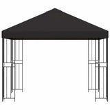 Gazebo 3 x 3 m Anthracite Polyester and Steel 190 gsm
