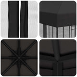 Garden Gazebo with Sidewalls 3 x 3 m Anthracite