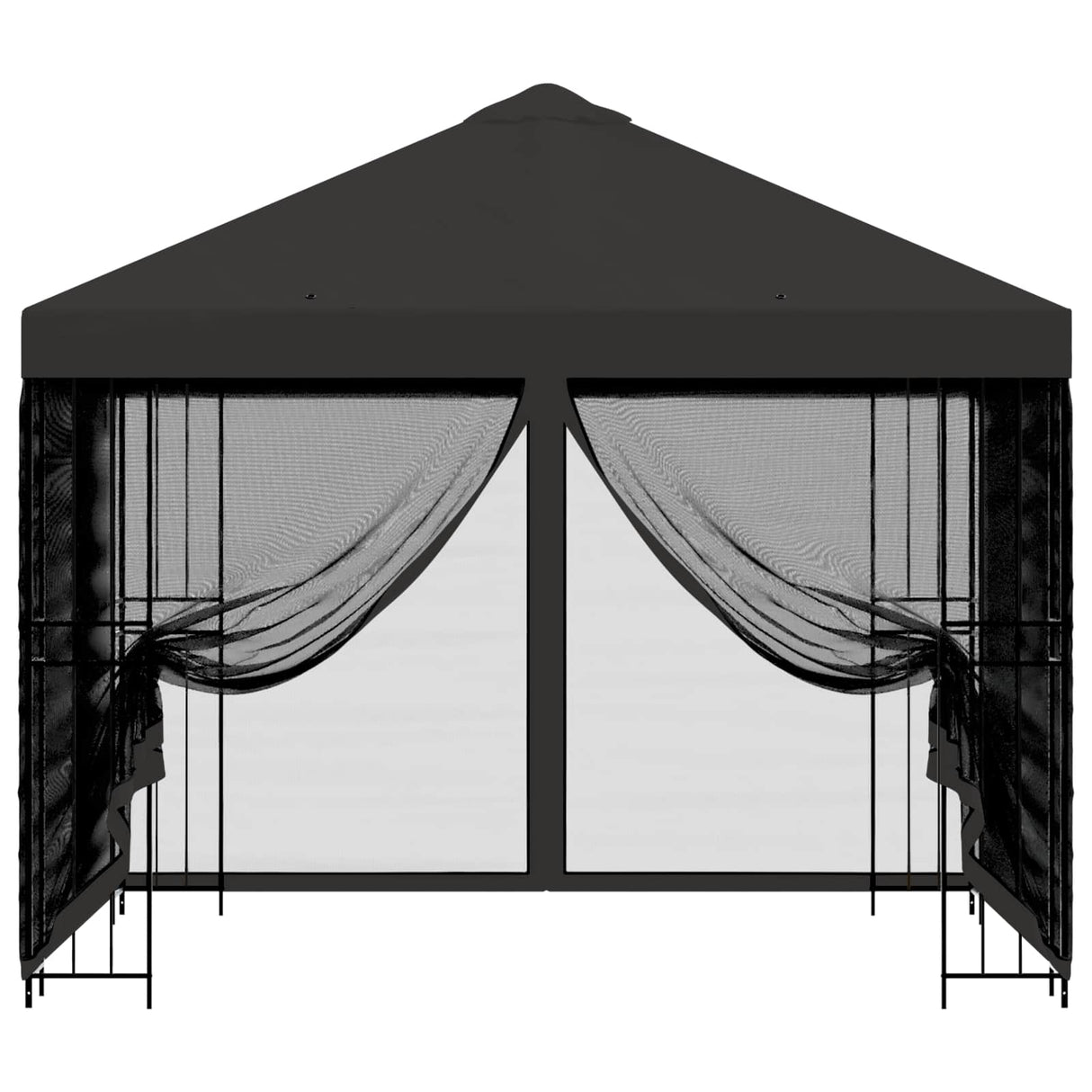Garden Gazebo with Sidewalls 3 x 3 m Anthracite