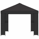 Gazebo 3 x 3 m Anthracite Polyester and Steel 190 gsm