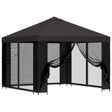 Garden Gazebo with Sidewalls 3 x 3 m Anthracite