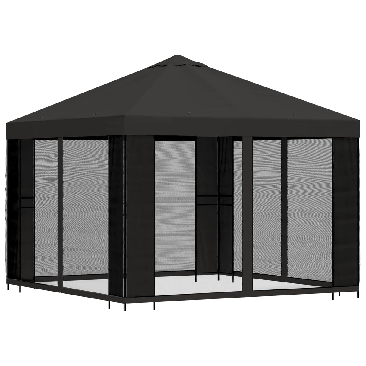 Garden Gazebo with Sidewalls 3 x 3 m Anthracite
