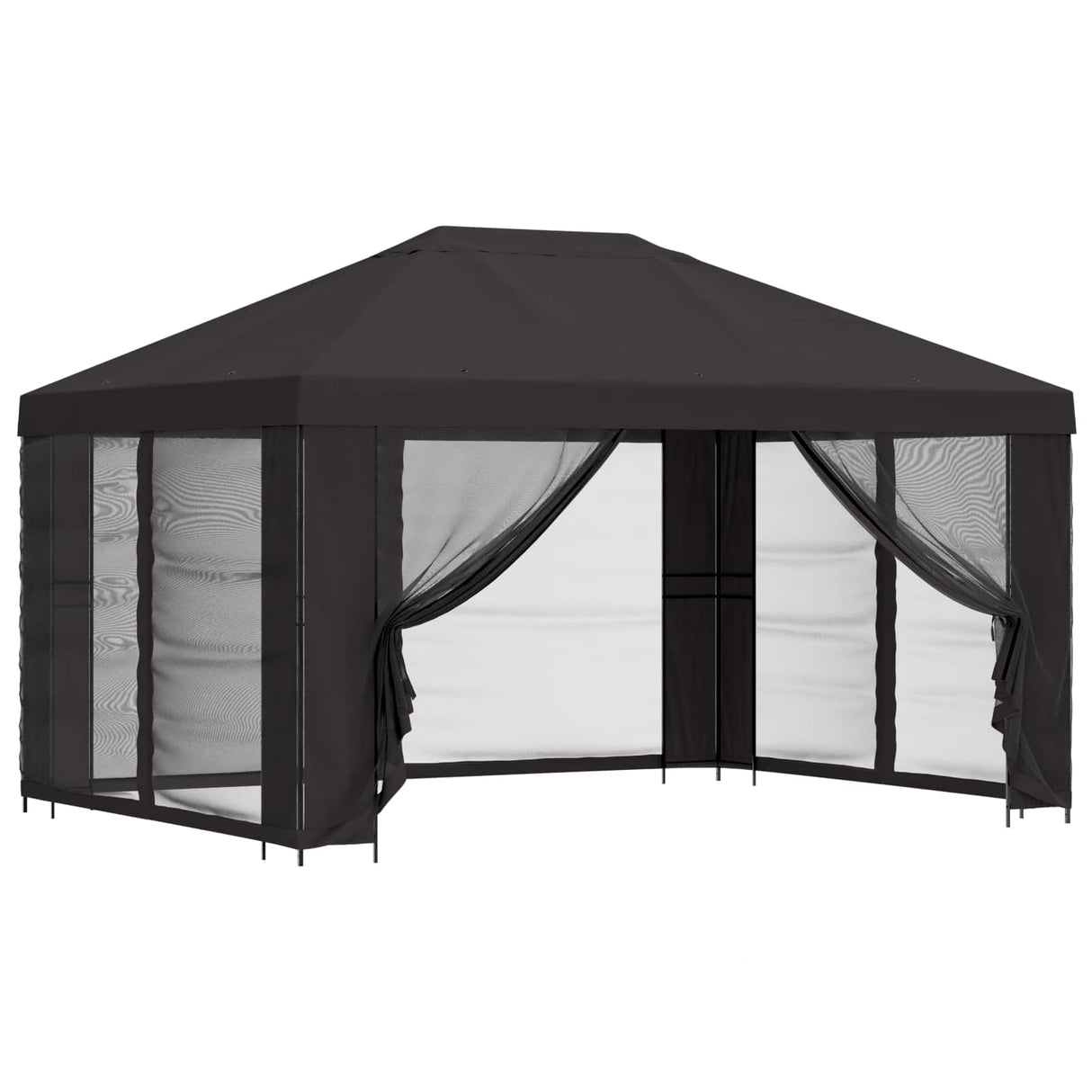 Garden Gazebo with Sidewalls 4 x 3 m Anthracite