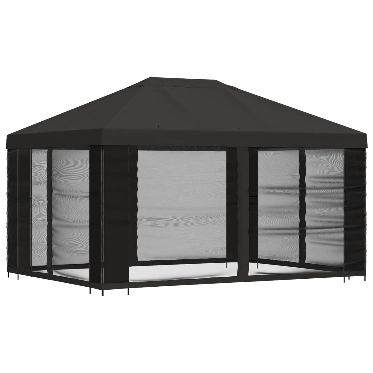 Garden Gazebo with Sidewalls 4 x 3 m Anthracite