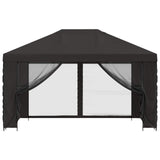 Garden Gazebo with Sidewalls 4 x 3 m Anthracite