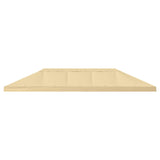 Gazebo Canopy Cover 6 x 3 m Cream Polyester 190