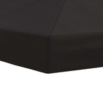Gazebo Canopy Cover 6 x 3 m Anthracite Polyester 190 gsm