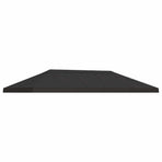Gazebo Canopy Cover 6 x 3 m Anthracite Polyester 190 gsm