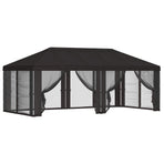 Gazebo Cover with Sidewalls 6 x 3 m Anthracite Polyester