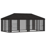 Gazebo Cover with Sidewalls 6 x 3 m Anthracite Polyester
