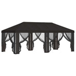 Gazebo Cover with Sidewalls 6 x 3 m Anthracite Polyester