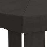 Gazebo Cover 6 x 3 m Anthracite Polyester 190 gsm - 45-Degree Angle