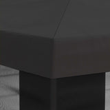 Gazebo Cover with Sidewalls Anthracite 600.5 x 300.5 cm - Low Angle
