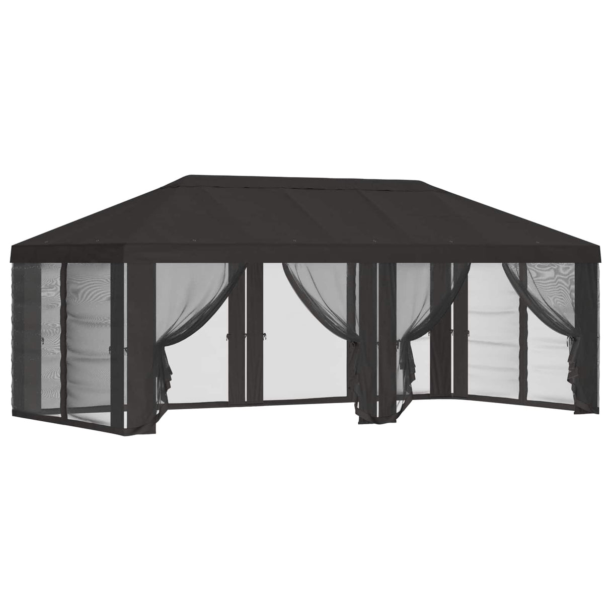 Gazebo Cover with Sidewalls Anthracite 600.5 x 300.5 cm
