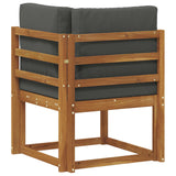 Outdoor Corner Sofa Solid Acacia Wood