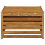 Outdoor Table Solid Acacia Wood Natural 59 x 59 x 37 cm
