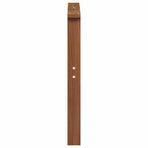 Armrests 2 pcs Brown 60 x 6 x 61 cm Solid Acacia Wood