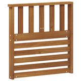 Armrests 2 pcs Brown 60 x 6 x 61 cm Engineered Wood - Close-Up Angle