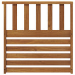 Armrests 2 pcs Brown 60 x 6 x 61 cm Solid Acacia Wood