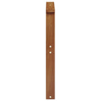 Armrests 2 pcs Brown 60 x 6 x 61 cm Solid Acacia Wood