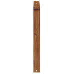 Armrests 2 pcs Brown 60 x 6 x 61 cm Solid Acacia Wood
