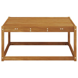 Outdoor Table Natural 79 x 79 x 37 cm - 45-Degree Angle