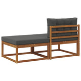 Sectional Sofa Units with Cushion 2 Piece Natural - 45-Degree Angle