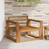 Armrest 2 pcs Natural 78 x 10 x 61 cm Solid Acacia Wood