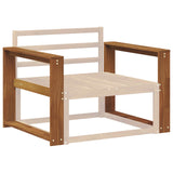 Armrest 2 pcs Natural 78 x 10 x 61 cm Solid Acacia Wood - Side View