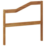 Armrest 2 pcs Natural 79 x 4 x 73 cm Solid Acacia Wood