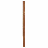 Armrest 2 pcs Natural 79 x 4 x 73 cm Solid Acacia Wood - Rear View