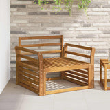 Armrest 2 pcs Natural 78.5 x 8 x 60 cm Solid Acacia Wood