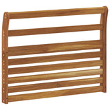 Armrest 2 pcs Natural 78.5 x 8 x 60 cm Solid Acacia Wood - Close-Up Angle