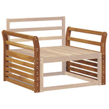 Armrest 2 pcs Natural 78.5 x 8 x 60 cm Solid Acacia Wood