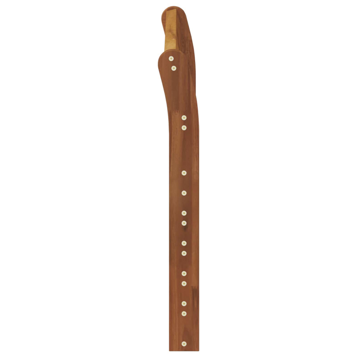 Armrest 2 pcs Natural 78.5 x 8 x 60 cm Solid Acacia Wood