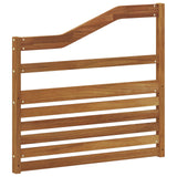 Armrests 2 pcs Brown 79 x 4 x 73 cm Engineered Wood - Close-Up Angle
