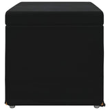 Stool Black 61 x 41 x 40 cm Velvet and Engineered Wood