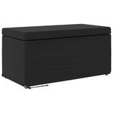 Stool Black 81 x 41 x 40 cm Faux Leather and Engineered Wood