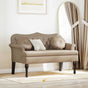Chesterfield Bench Cappuccino 120.5 x 65 x 75 cm Faux Leather
