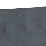 Chesterfield Bench Dark Grey 112 x 65.5 x 75 cm Velvet