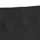 Chesterfield Bench Black 112 x 65.5 x 75 cm Velvet