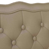 Chesterfield Bench Cappuccino 119.5 x 64.5 x 75 cm Faux Leather - Low Angle