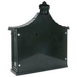 Wall Mounted Mailbox Green 40.5 x 16 x 45 cm Cast Aluminum - Low Angle
